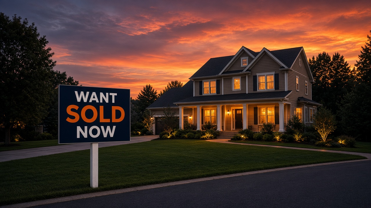 Want Sold Now intake showing a deadline-first offer plan and timeline